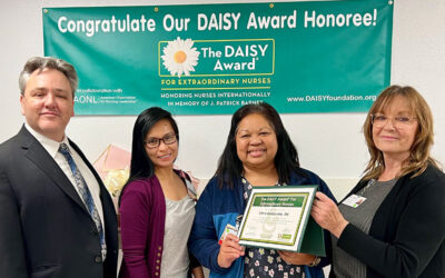 Telemetry Charge Nurse Receives Daisy Award
