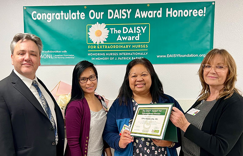 Telemetry Charge Nurse Receives Daisy Award