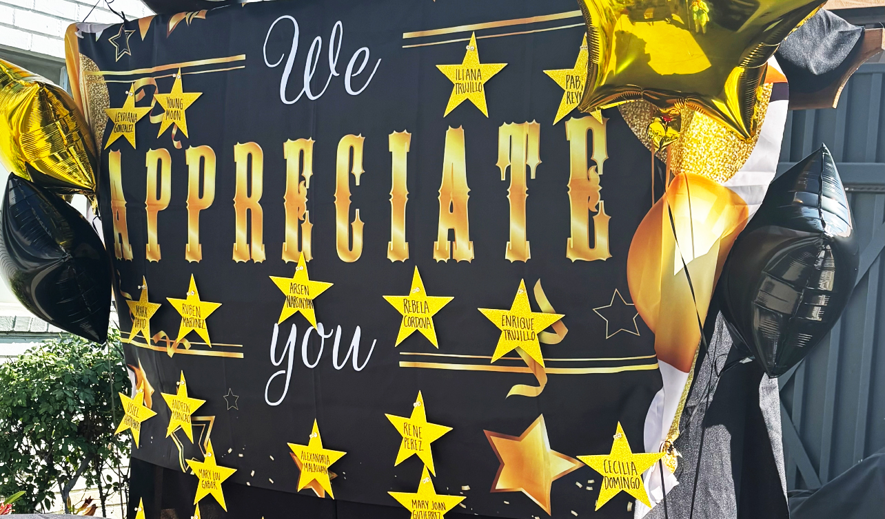 Stars are Recognized for Service Anniversaries