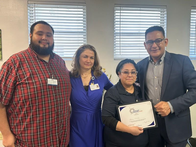 Leticia Morales Named Exemplary Employee