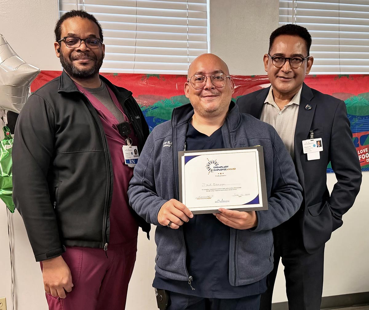 Covid Test David Barragan Receives Honor