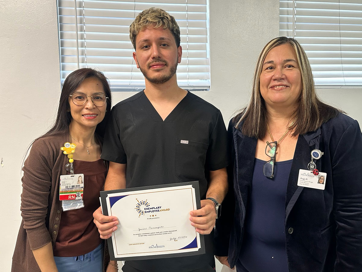 Covid Test Javier Paniagua Named Exemplary Employee
